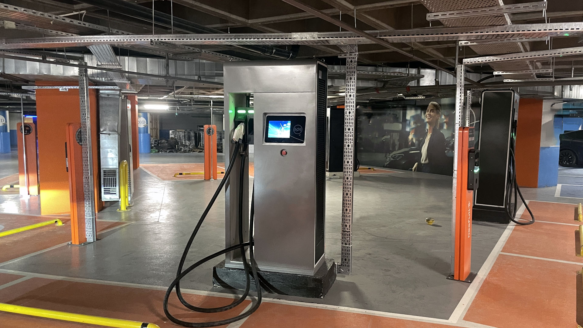 car park EV charging station