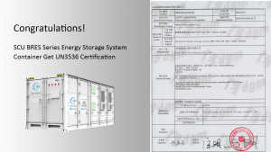 UN3536 energy storage system certification