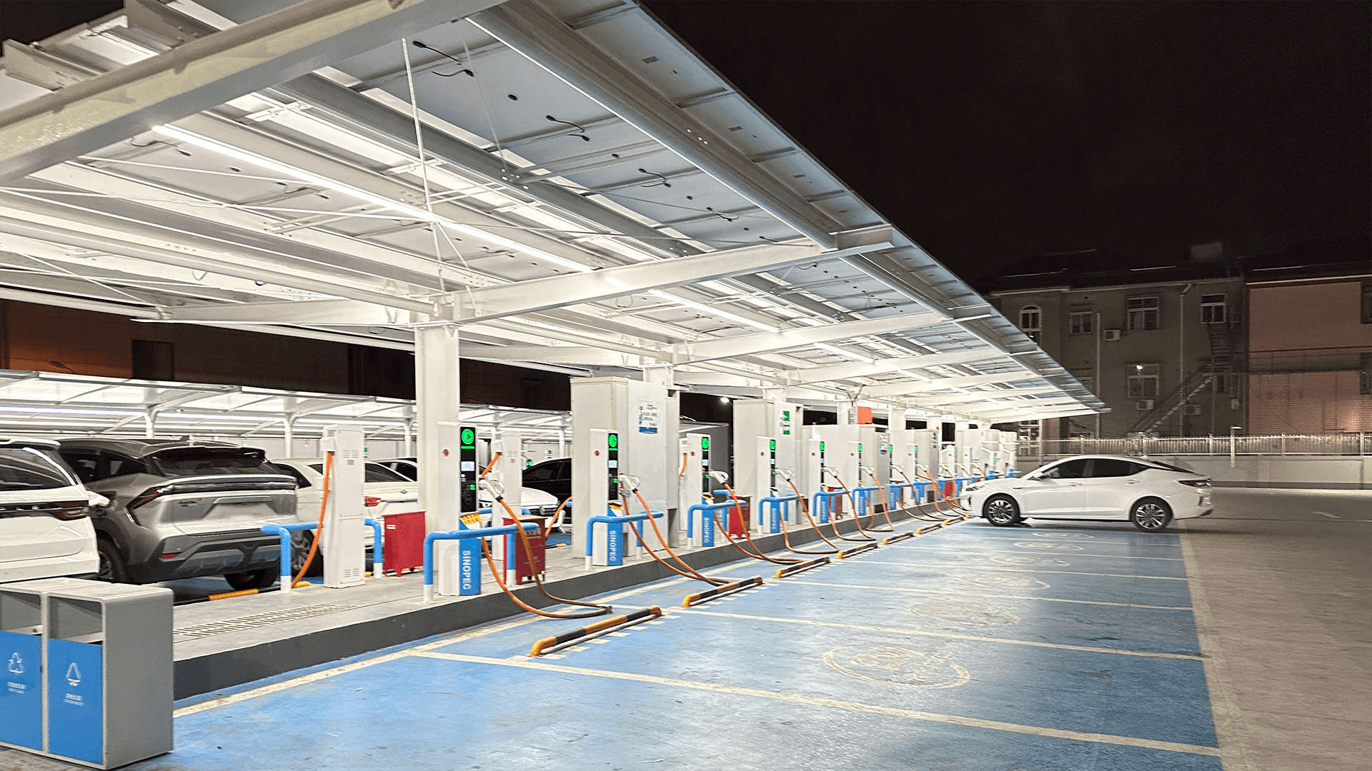 SINOPEC EV charging station