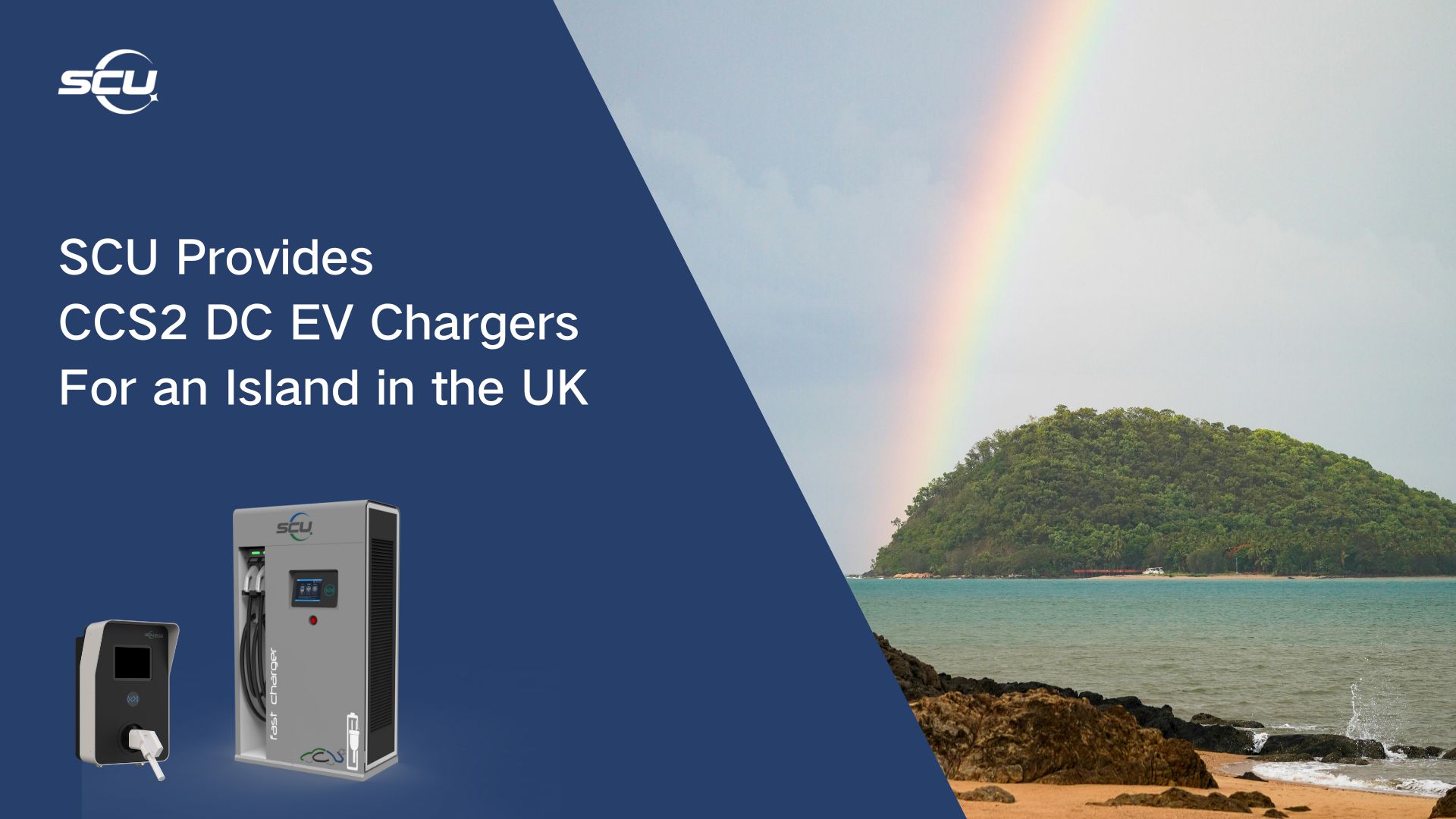 CCS2 DC EV Chargers for an Island in the UK