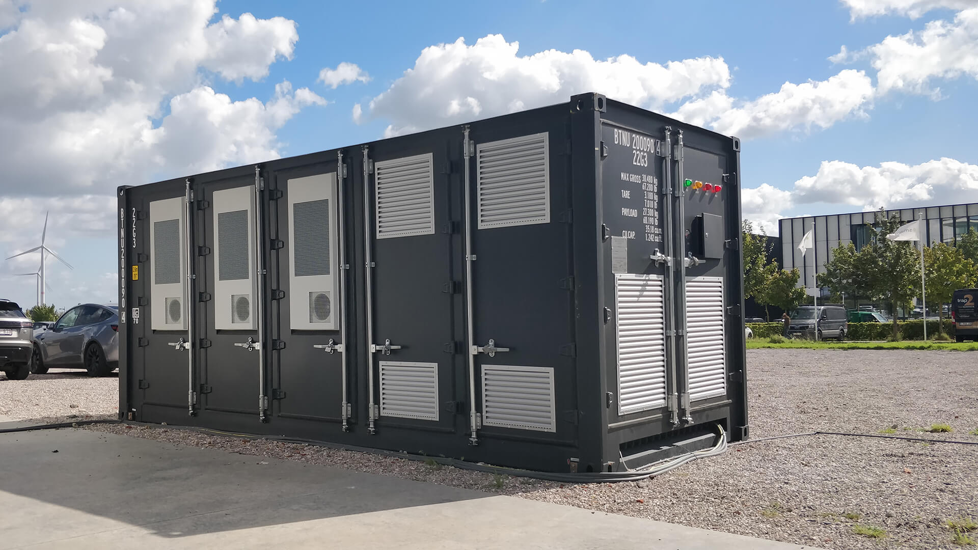 Containerized battery storage