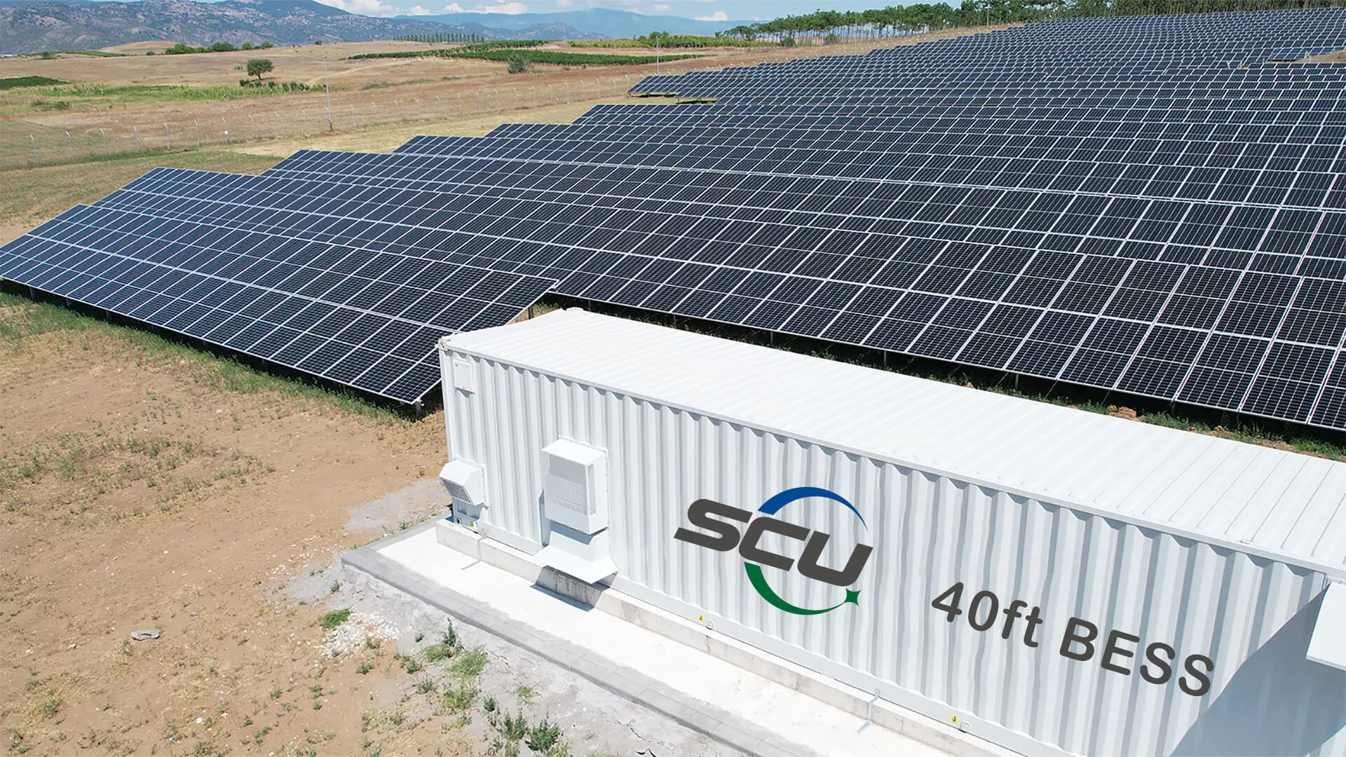 40ft BESS for solar farm