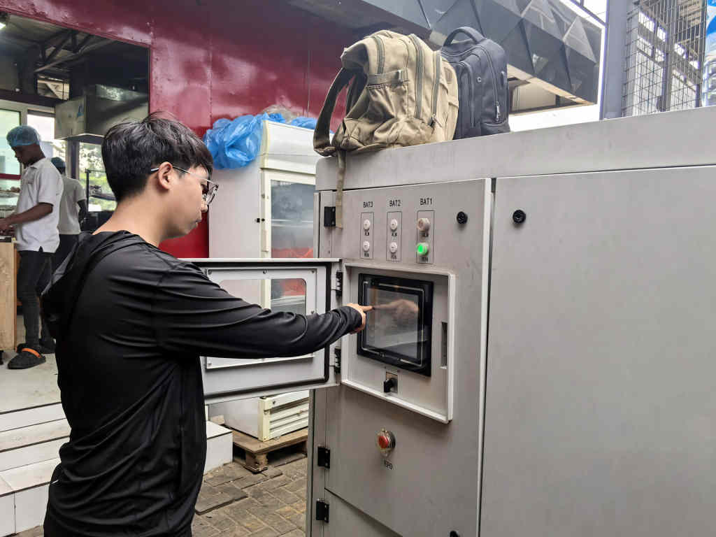 solar energy storage for the supermarket in Africa
