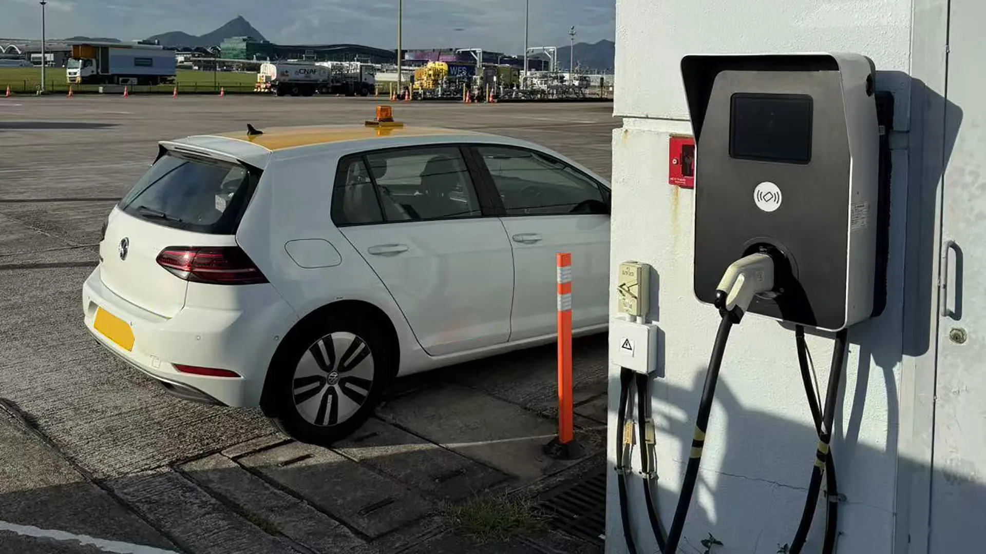 30kW DC Wallbox EV Charger for Hong Kong Airport