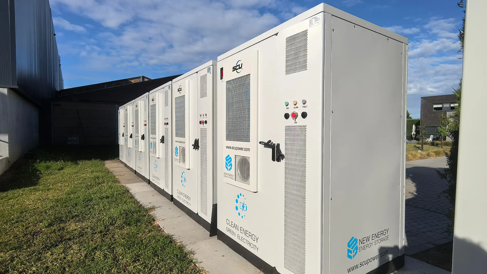 SCU 215kWh energy storage installed in Belgian plant
