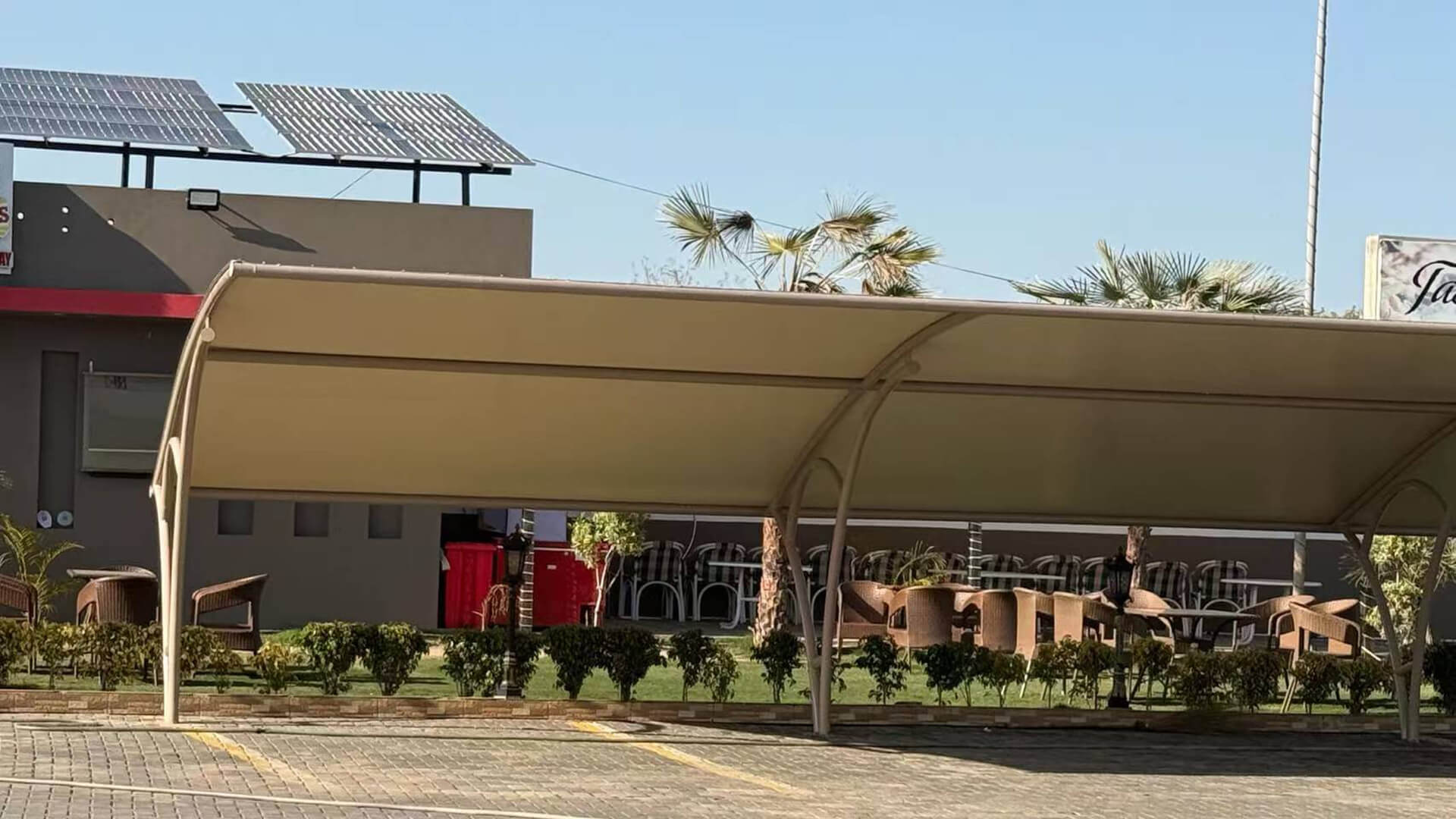 Pakistan EV Charging Station with Solar Carports