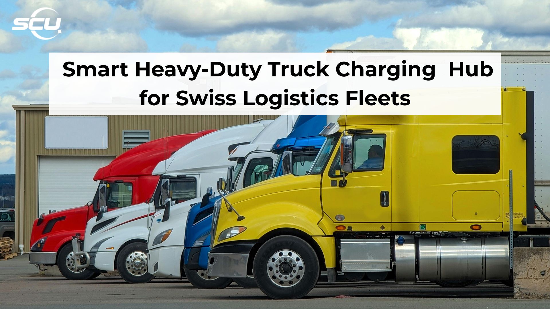 Heavy-Duty Truck Charging Hub for Swiss Logistics Fleets