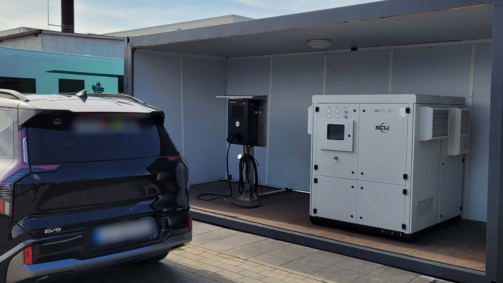 German Solar Energy Storage EV charger System