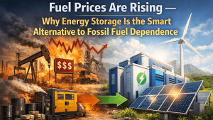 Energy Storage Is the Smart Alternative to Fossil Fuel Dependence