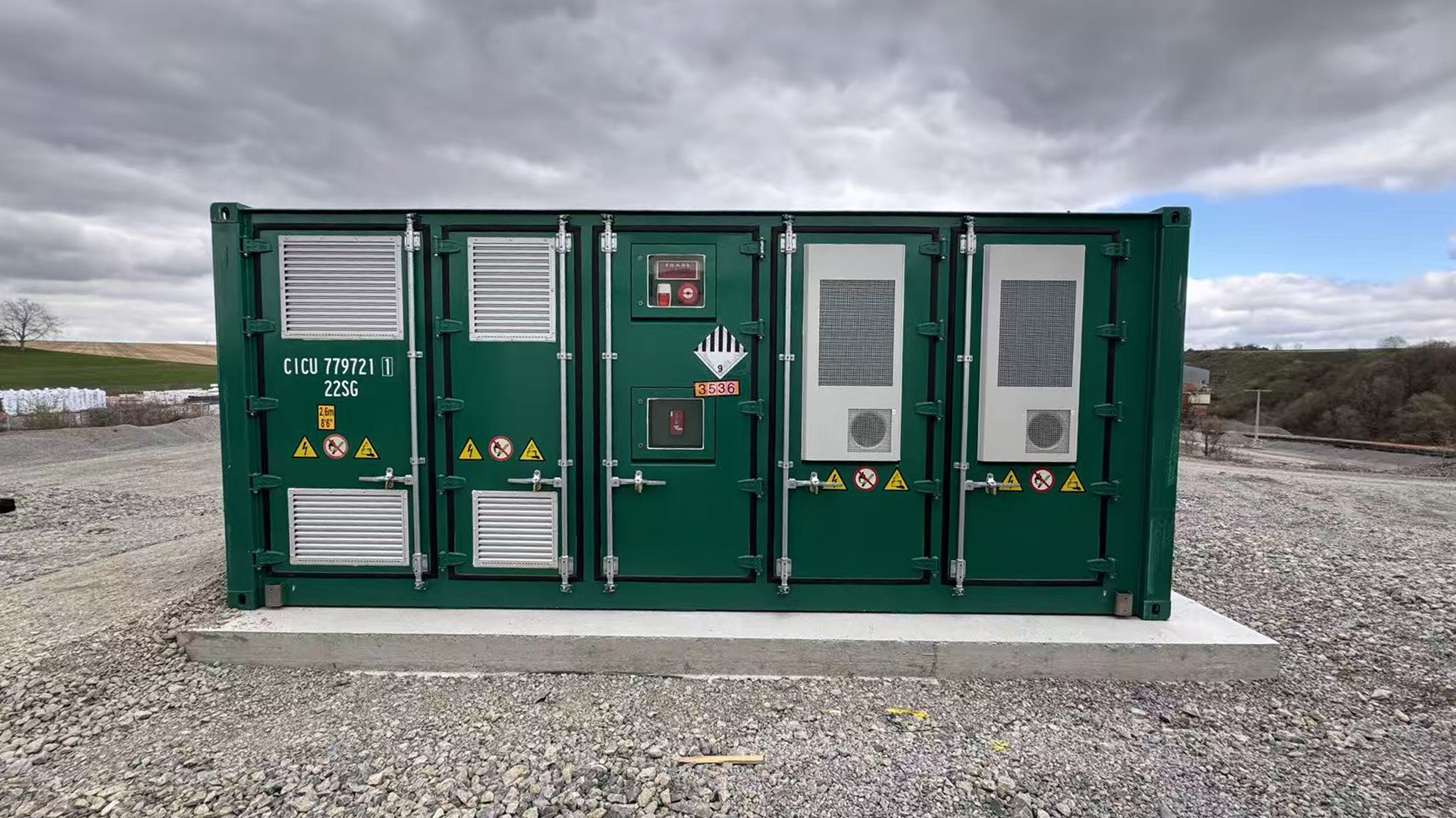 20ft BESS for EV truck fleets