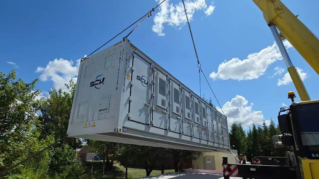 SCU 40ft Energy Storage Container for Solar Power Management